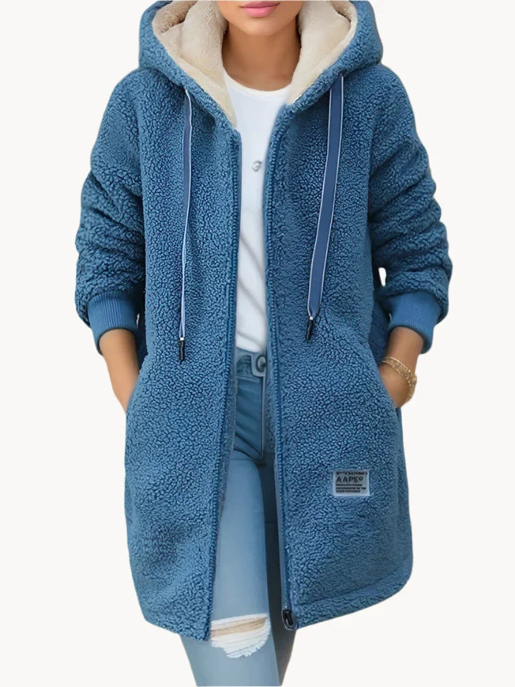Loretta - Chaqueta forrada con efecto Lana