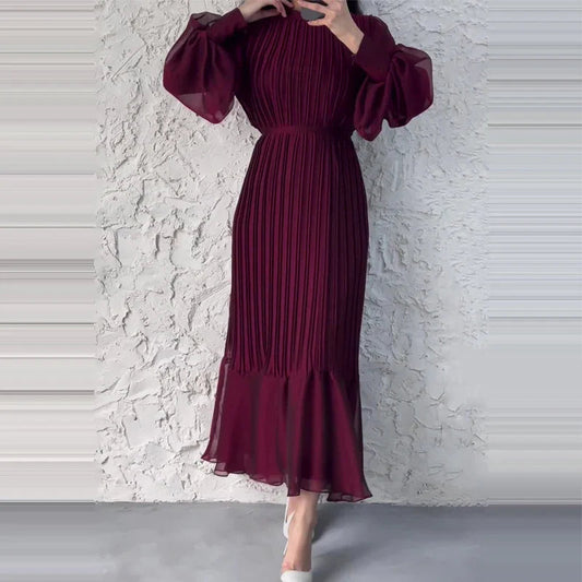 Alisa - Abito plissettato elegante e senza tempo