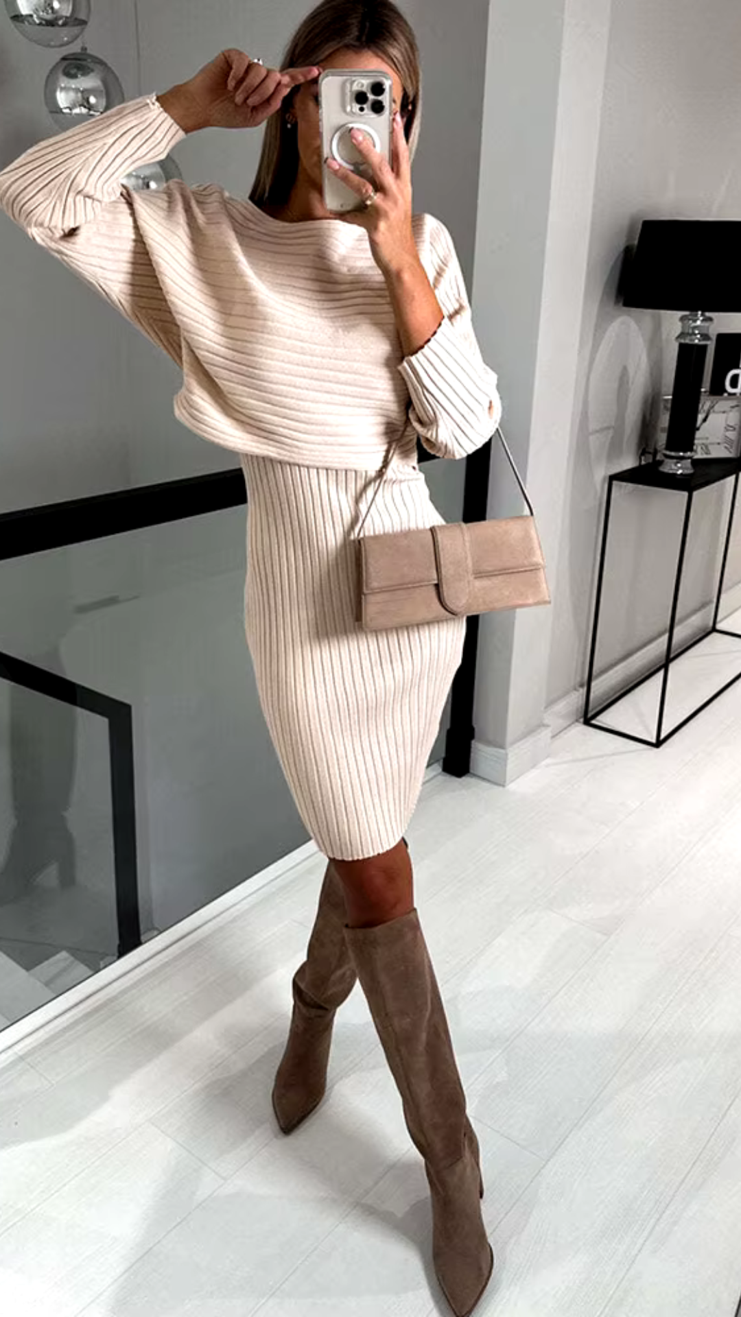 Conjunto Siena™ – Vestido + Suéter a Juego GRATIS