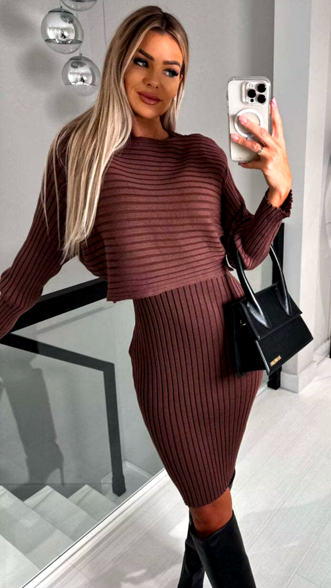 Conjunto Siena™ – Vestido + Suéter a Juego GRATIS
